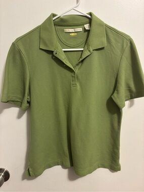 Greg Norman Collection Olive Green Short Sleeve Polo